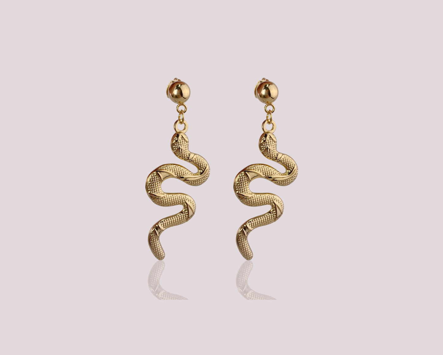 Pendientes serpiente